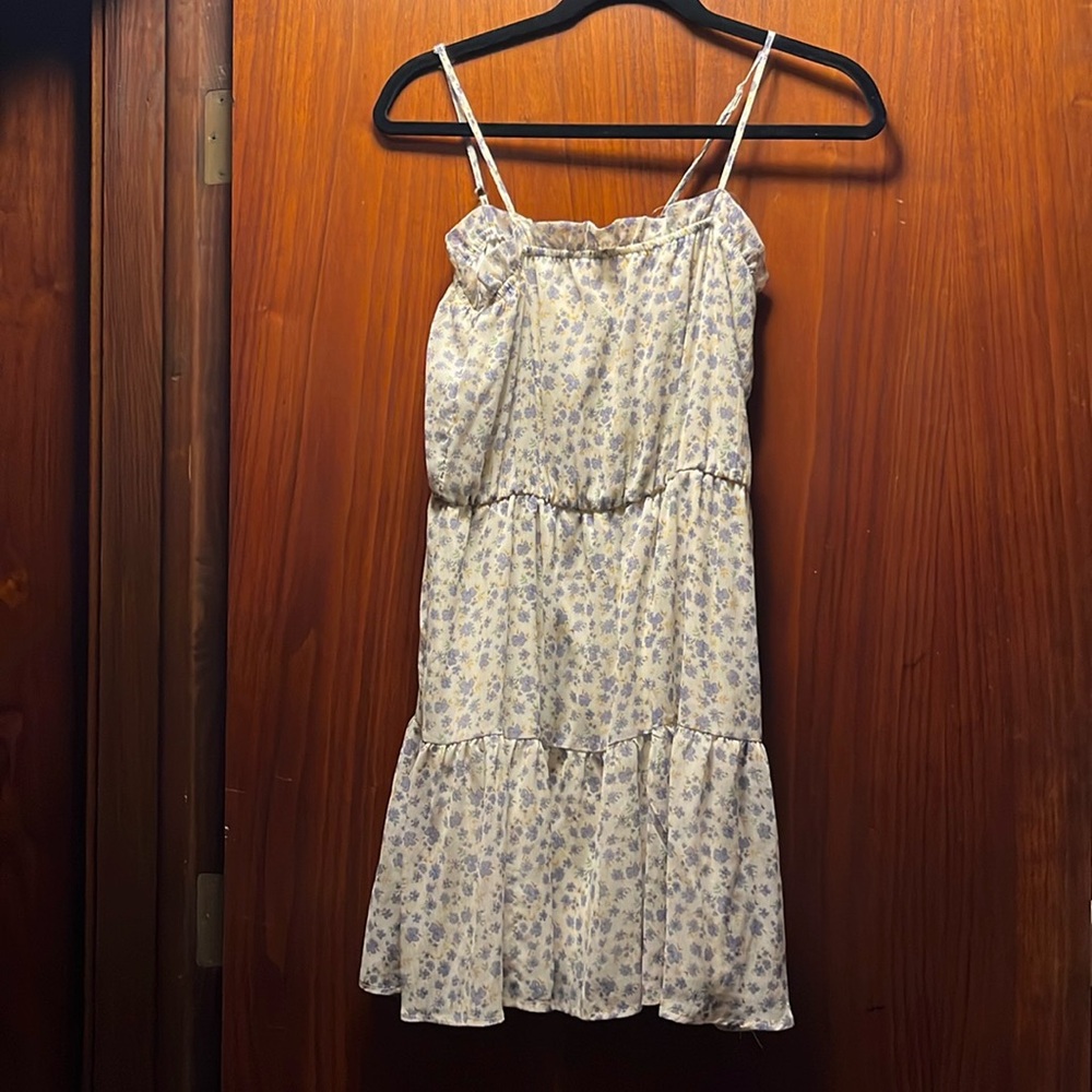 White floral dress size M